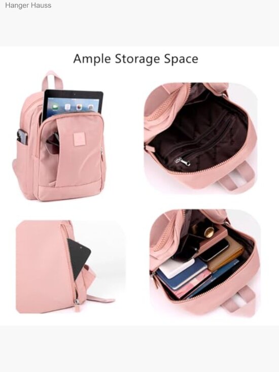Mini Nylon Backpack for Women Lightweight Travel Daypack Purse main image 7